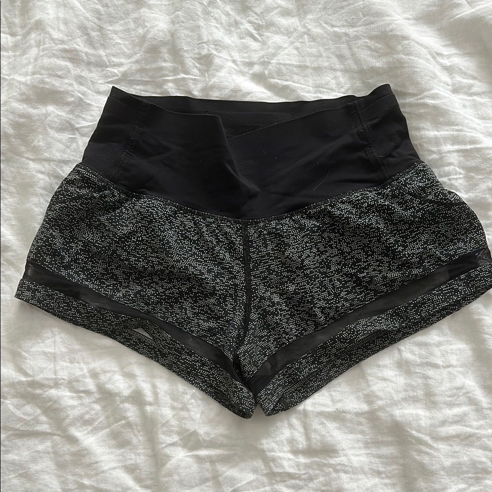 Lululemon Black and Gray Athletic Shorts